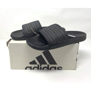 adidas Unisex  Adilette Comfort Slide Sandal, Black, Size 8M/9W